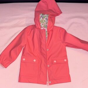 Kids Pink Hooded Jacket